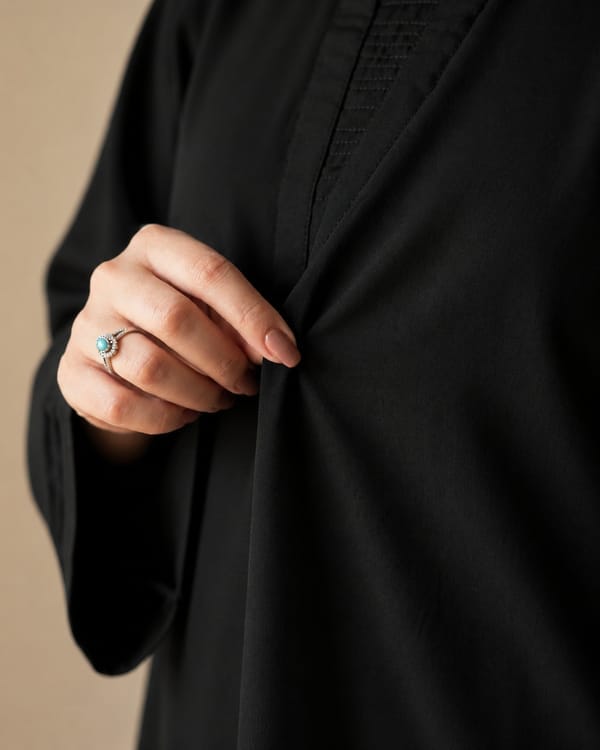3 piece- Arabic Lawn Black